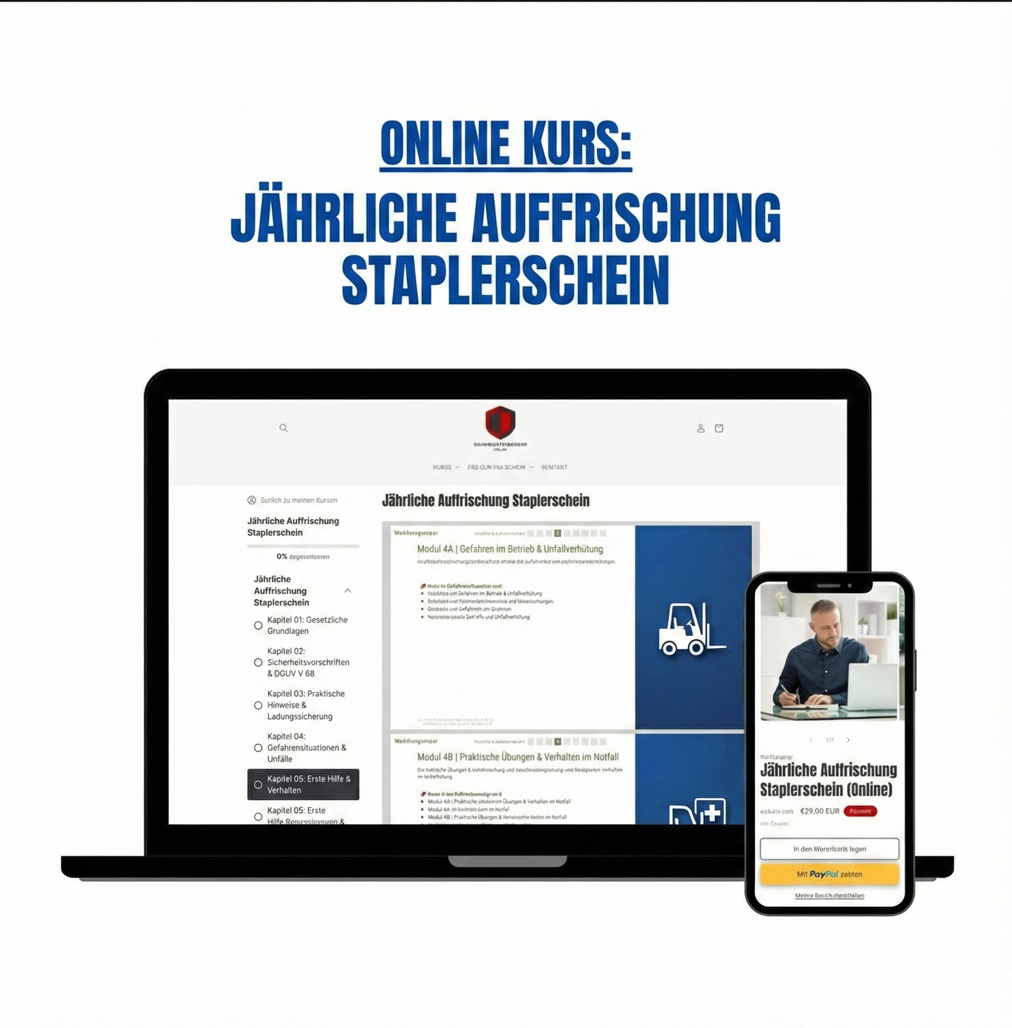 Jährliche Unterweisung Staplerschein (Online)